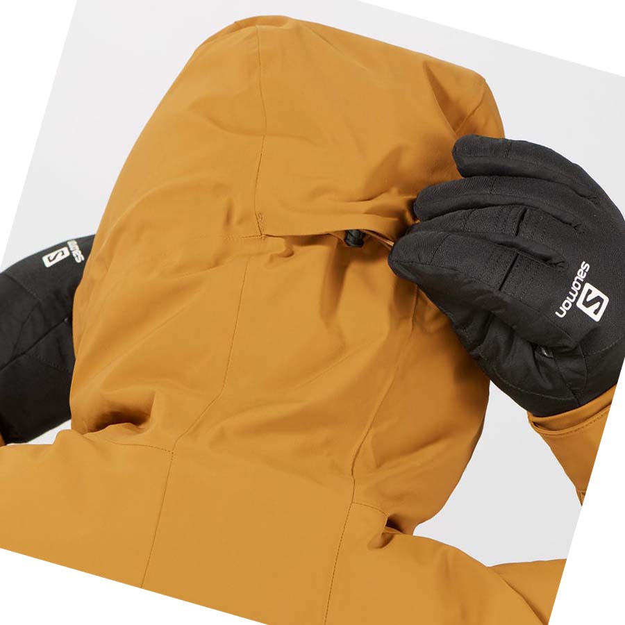 Salomon HIGHLAND INSULATED Erkek Ceket Sarı | TR 3296KOR